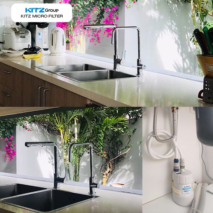 Lắp KITZ OSS-Q4 âm tủ bếp