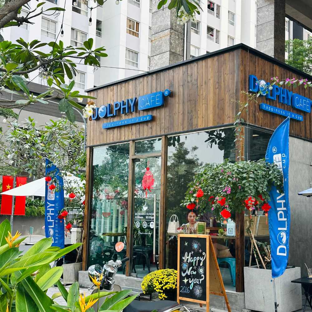 Máy lọc nước Kitz lắp chuỗi cafe Dolphy