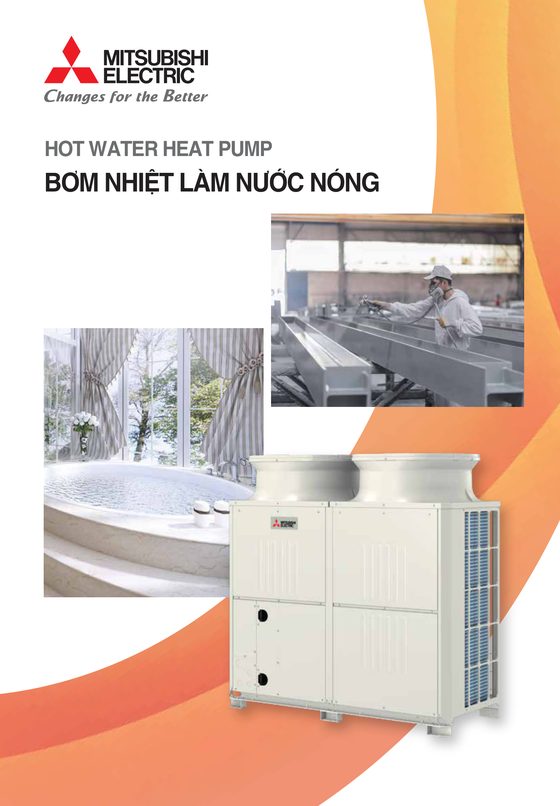 Bơm nhiệt làm nước nóng Mitsubishi