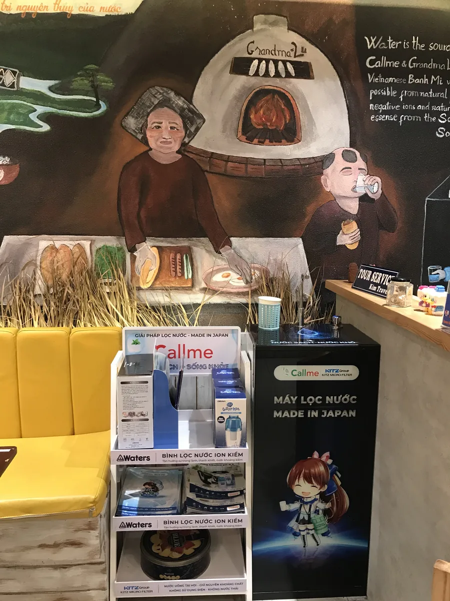 Cửa hàng bánh mì Grandma Lu lắp máy lọc nước Kitz