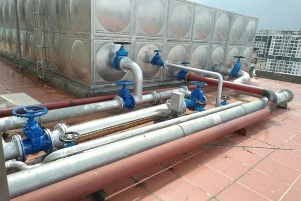 Thiết bị Dileka 200 lắp trên sân thượng toà The Legacy