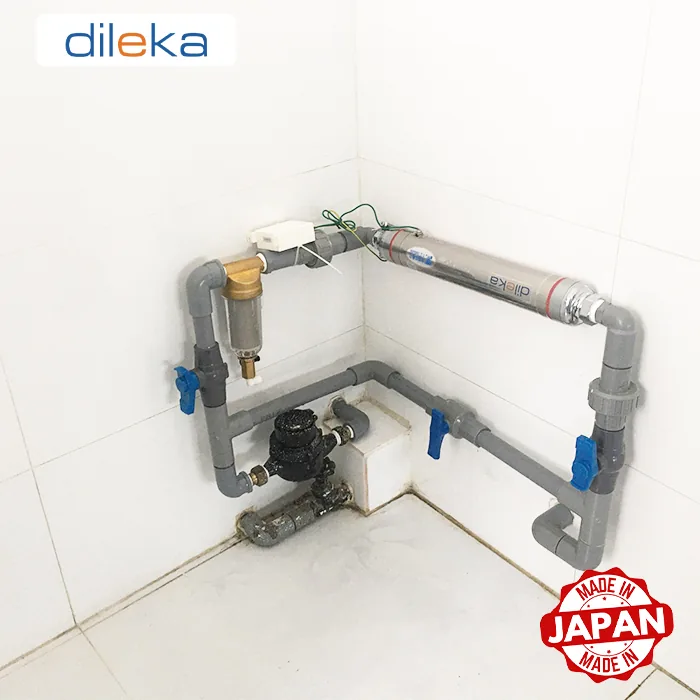Dileka 40RS lắp trên tường sân sau nhà phố quận 5