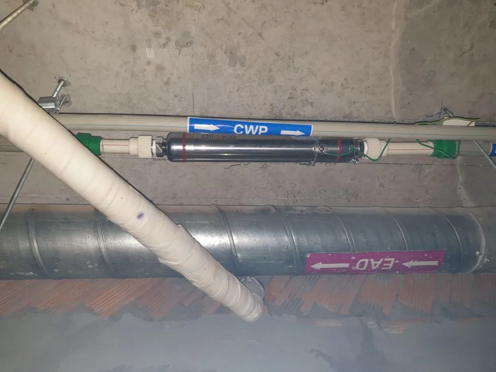 Biệt thự khu đô thị Sala và tủ kỹ thuật lắp thiết bị xử lý nước
