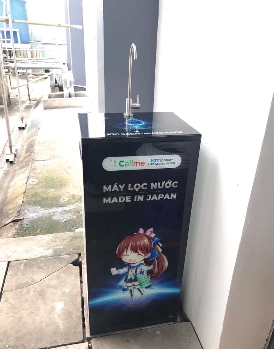 Nhà máy Nanoco Long An lắp máy lọc nước Kitz
