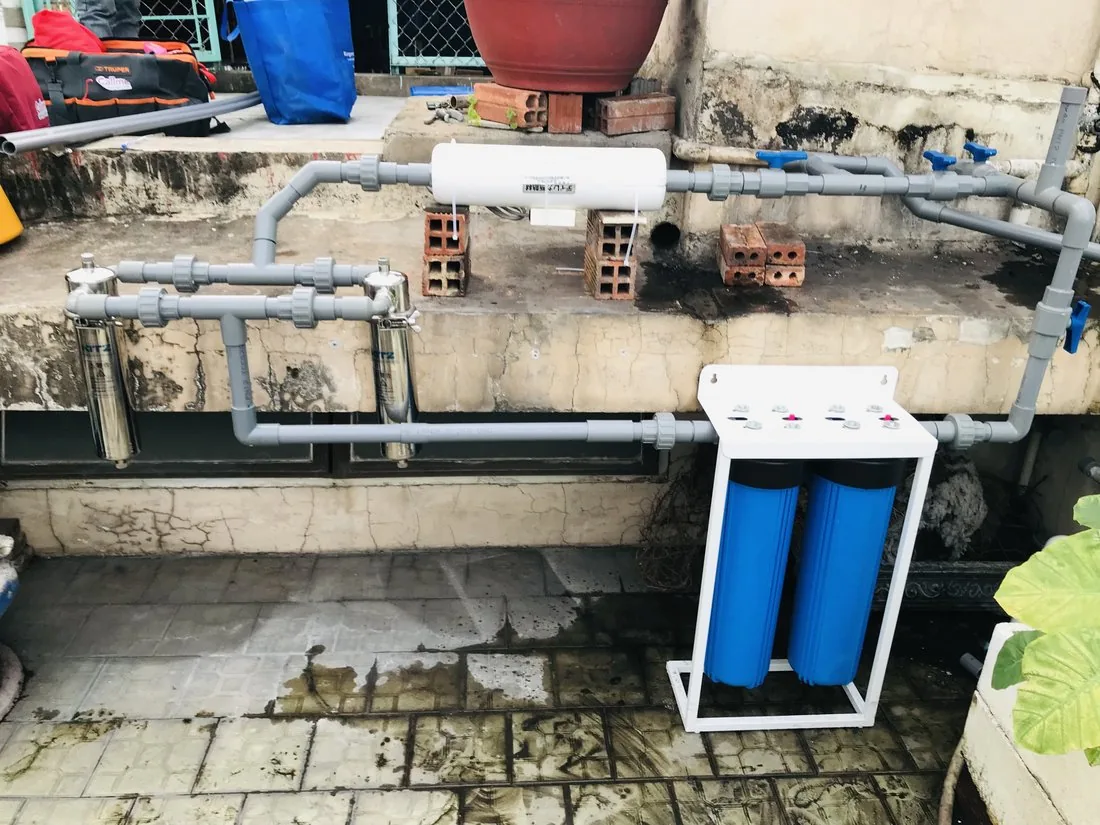 Lọc tổng ba cấp cho nhà phố: PP, Kitz và Dileka