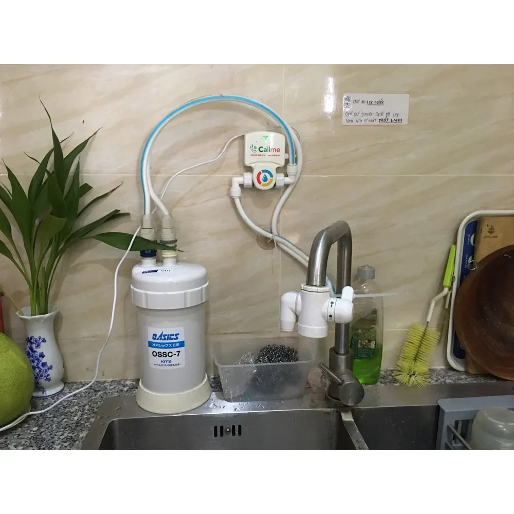 Máy lọc nước Kitz OSS-T7 lắp tại vòi bếp